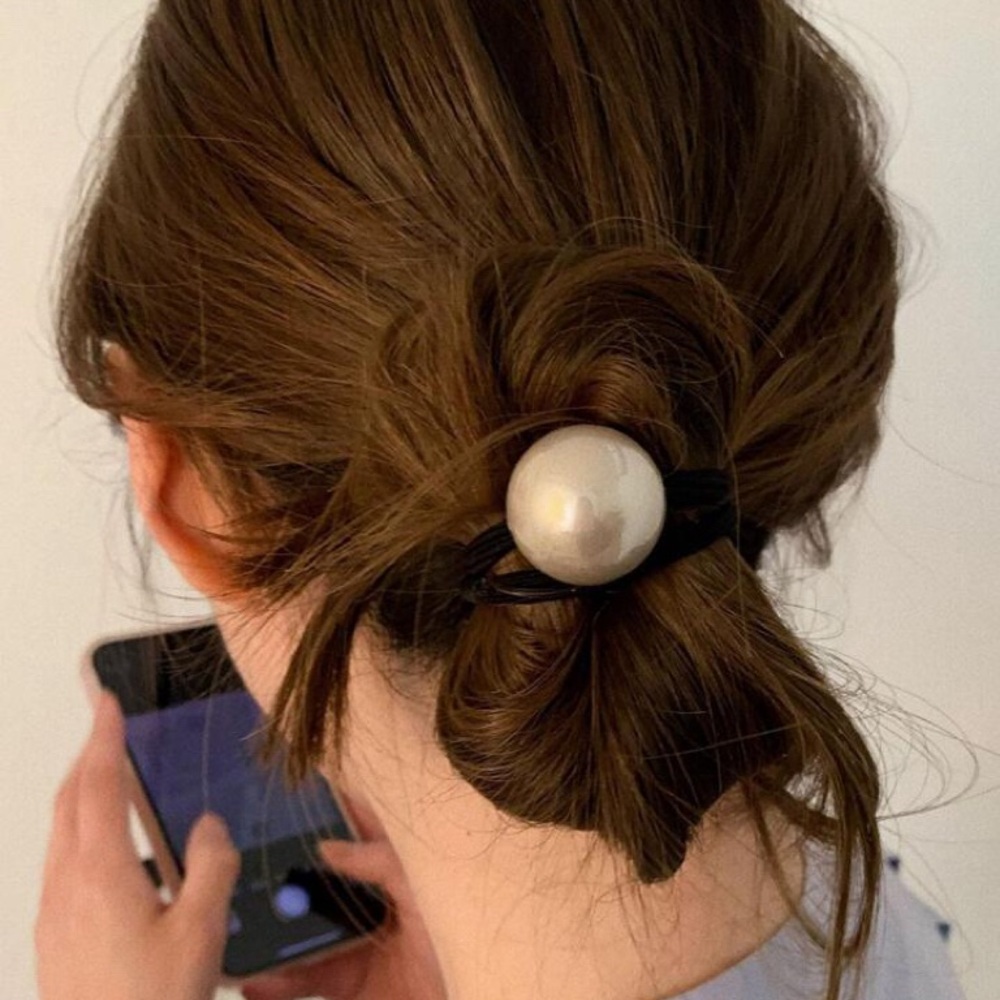 Hair Ties Pearl Hair Ties For Women Hair Scrunchie Ponytail Hair Accessories